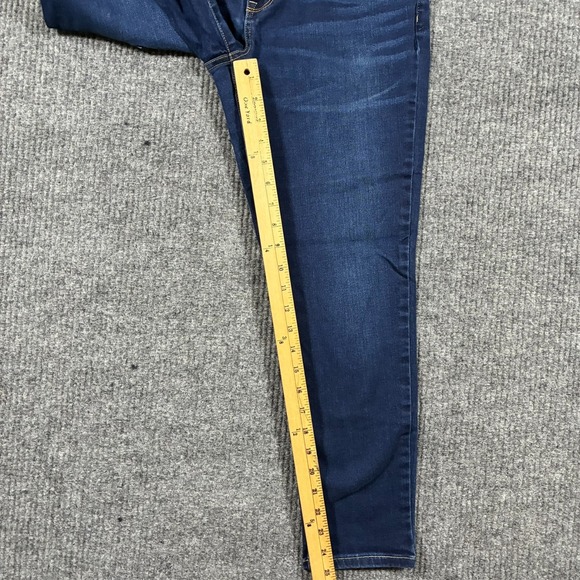 Arizona Jean Co Womens Skinny Jeans Size 11 Dark Wash Stretch Denim Low Rise - Picture 7 of 9